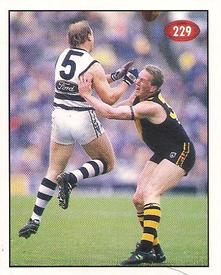 1996 Select AFL Stickers #229 Gary Ablett Sr. / Stuart Wigney Front